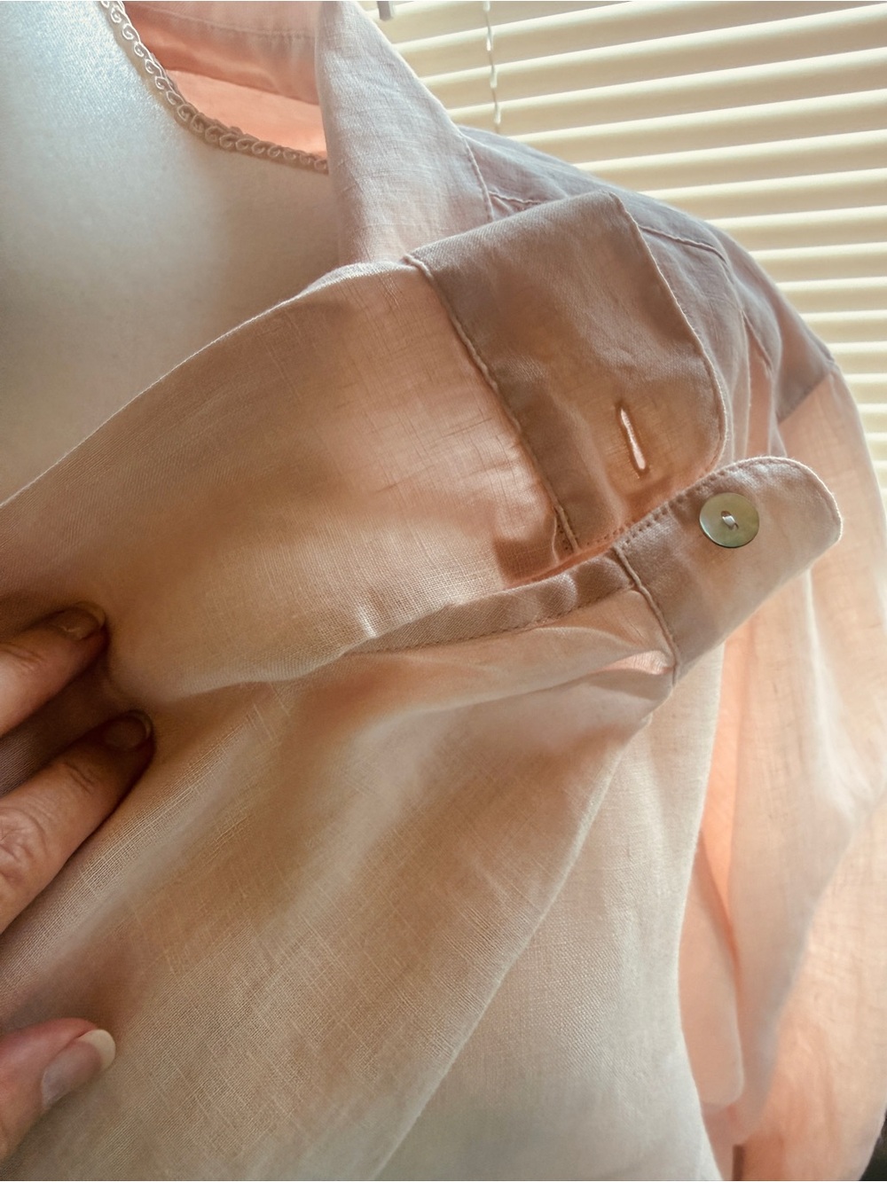 J. Jill Love Linen Beautiful 3X Linen Shirt - Picture 4 of 10